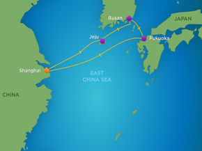 Tour du thuyền 5 sao Mariner of the seas đi Trung  - Hàn  - Nhật 7 Ngày