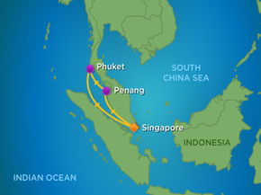 Tour du thuyền 5 sao Ovation of the Seas đi Singapore - Penang - Phuket 6 ngày