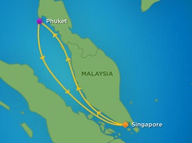 Tour du thuyền 5 sao Mariner of the Seas khởi hành đi Singapore - Thái Lan