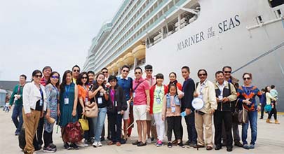 Đoàn khách đi Trung Hàn 30/04/2015