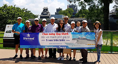 Đoàn khách trải nghiệm tour Trung - Nhật 25/08/2017