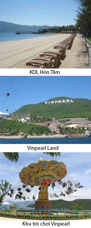 Ngày 02: NHA TRANG - HÒN TẰM - VINPEARL LAND