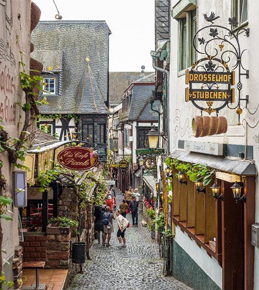 Rudesheim - Rhine - Gorge - Koblenz (Ăn: Sáng, Trưa, Tối)
