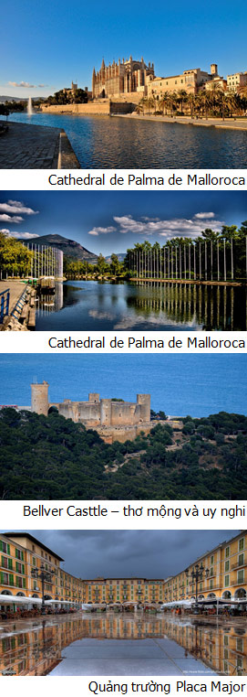 PALMA DE MALLORCA (Ăn: phục vụ 24/24 trên du thuyền)
