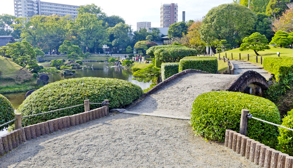 du thuyền 5 sao vườn suizenji joujuen kumamoto nhật bản