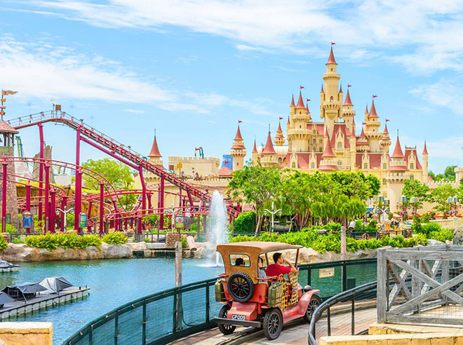 khám phá du lịch 5 sao Singapore Theme Parks Universial