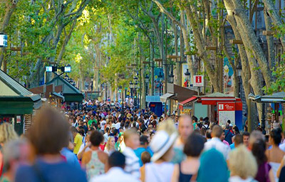 Đại lộ Las Ramblas biểu tượng của thành phố Barcelona