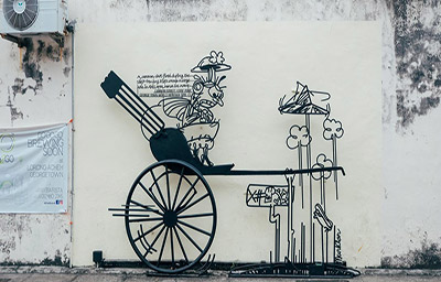 Thị trấn cổ George Town điểm du lịch ưa thích ở Malaysia