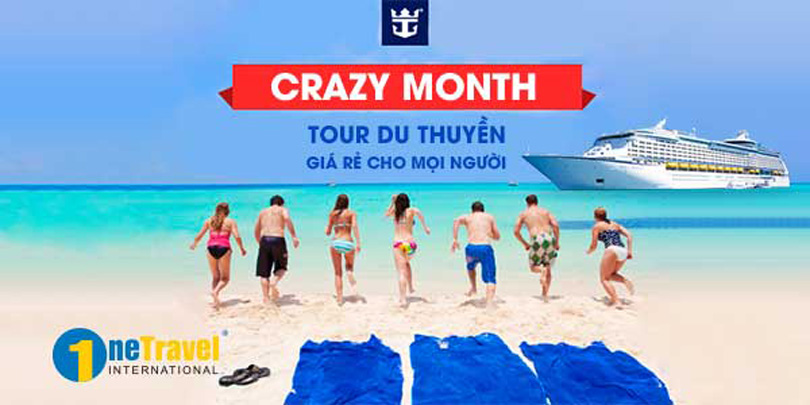 CRAZY MONTH: 'Tháng đi du thuyền 5 sao giá rẻ cho mọi người'