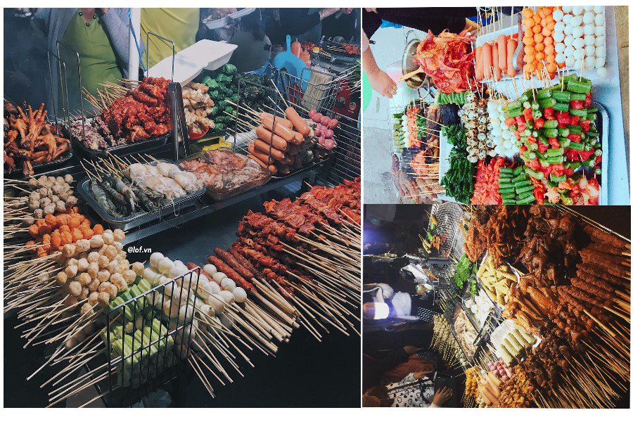 Xiên nướng thập cẩm